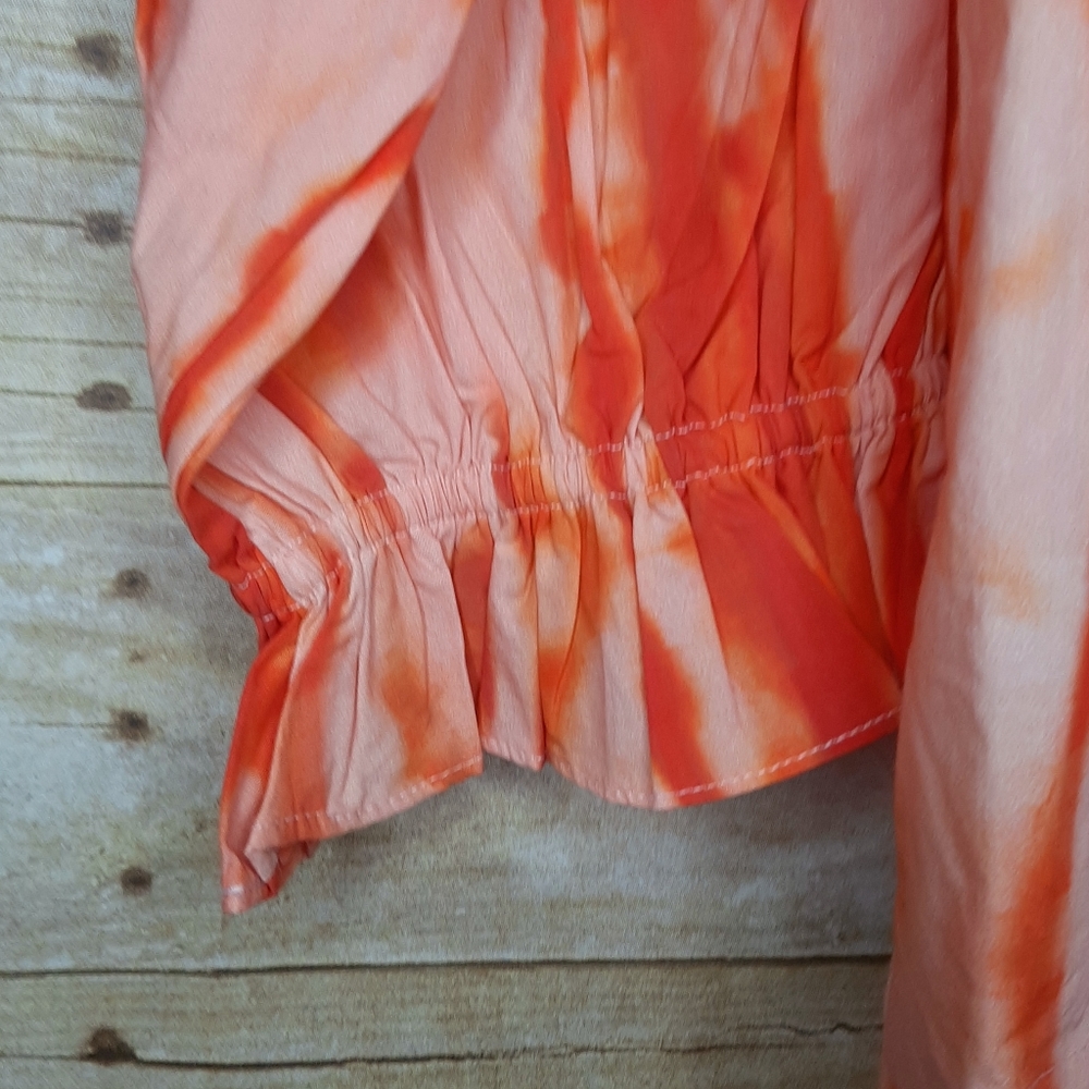 Samant Chauhan Anthropologie Tie Dye Blouse, XL - Picture 3 of 5